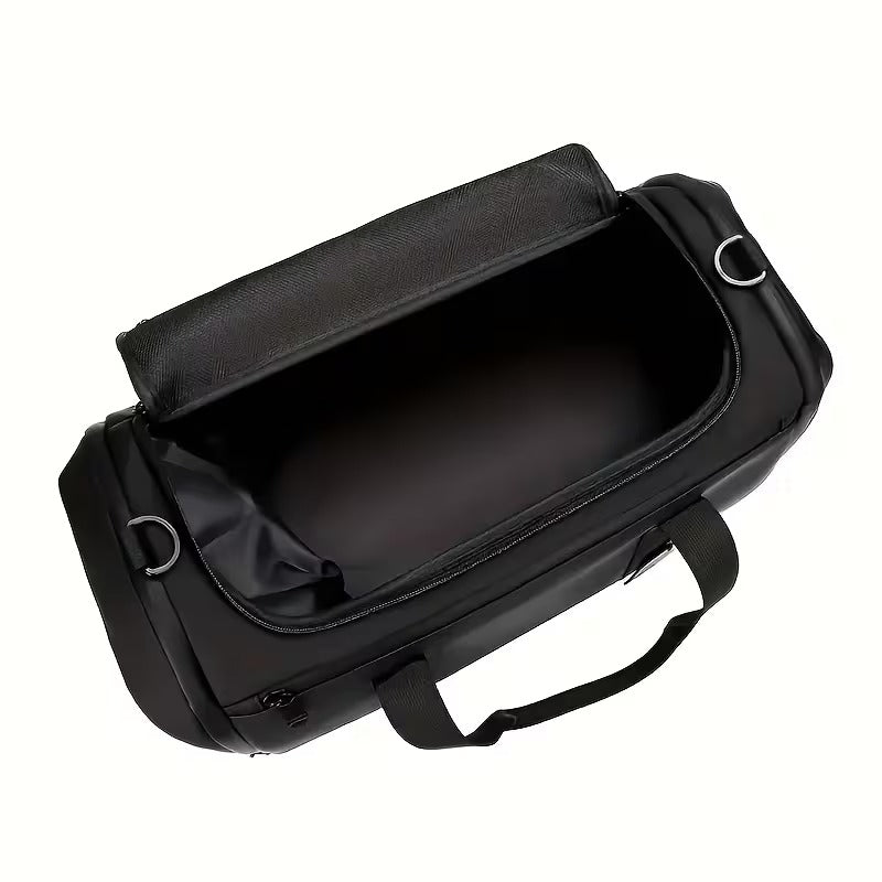 Nylon Travel Bag with Shoe Compartment