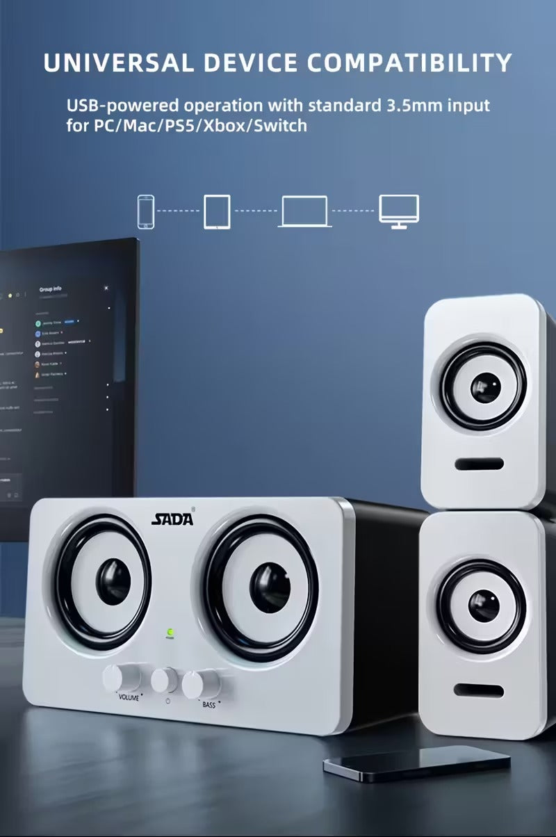 Desktop Stereo Surround Computer Speaker