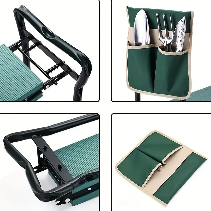Foldable Garden Kneeler with Tool Bags (3pcs)