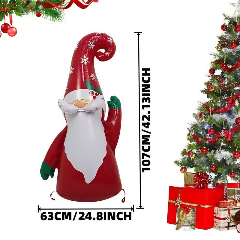 Inflatable Christmas Gnome Garden Decoration