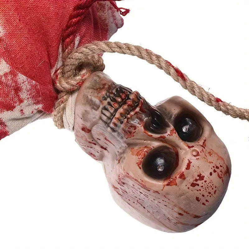 Spooky Halloween Hanging Ghost with Sound and Lights