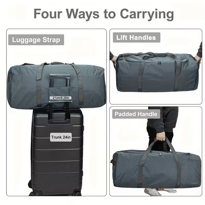 100L Travel Duffle Bag for Men and Women