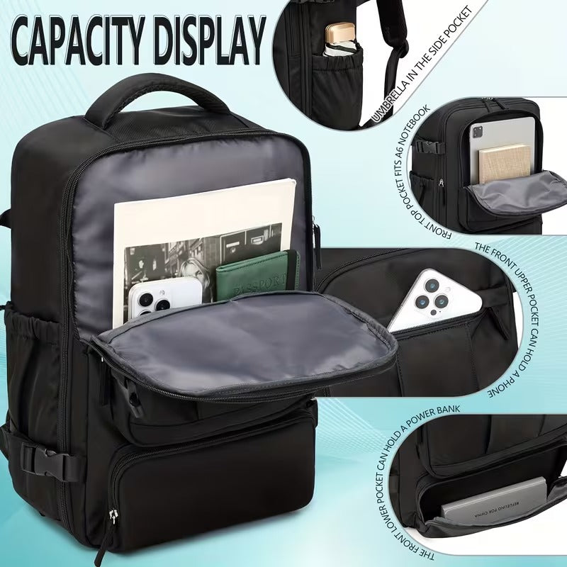 Vacuum Compression Backpack with Manual Pump