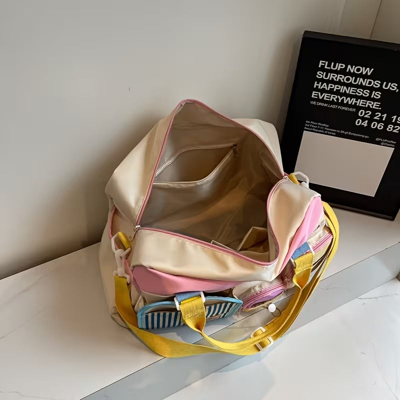 Women’s Travel Duffel Bag with Shoe Compartment
