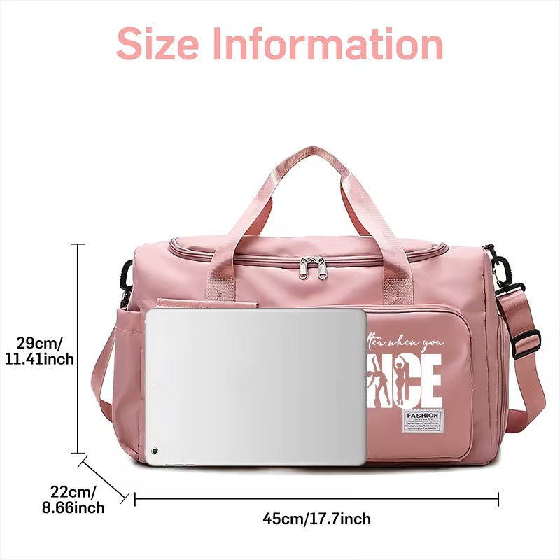 Large Gym Duffle Bag with Shoe Compartment