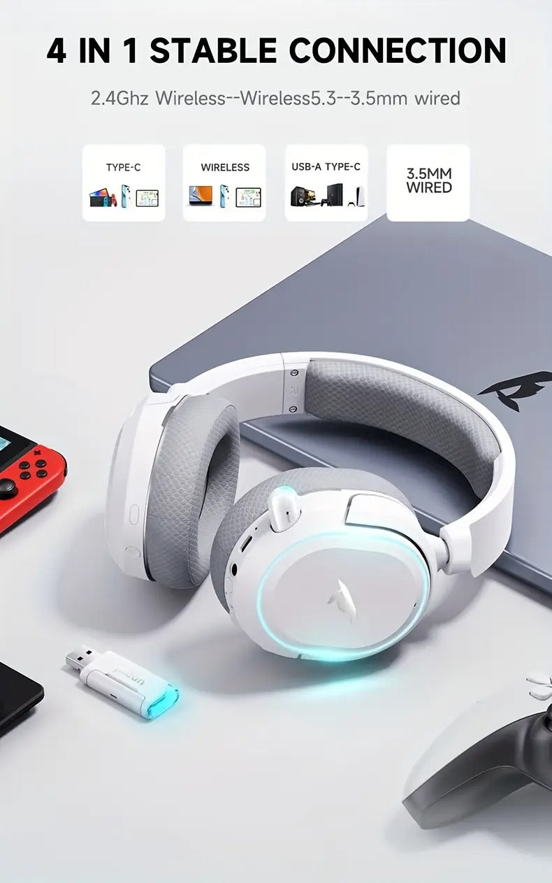 Wireless Gaming Headset with Surround Sound