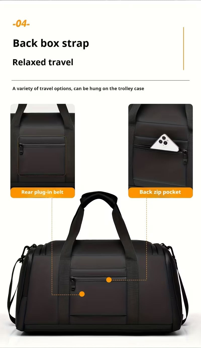 Large Duffel Bag with Shoe Compartment