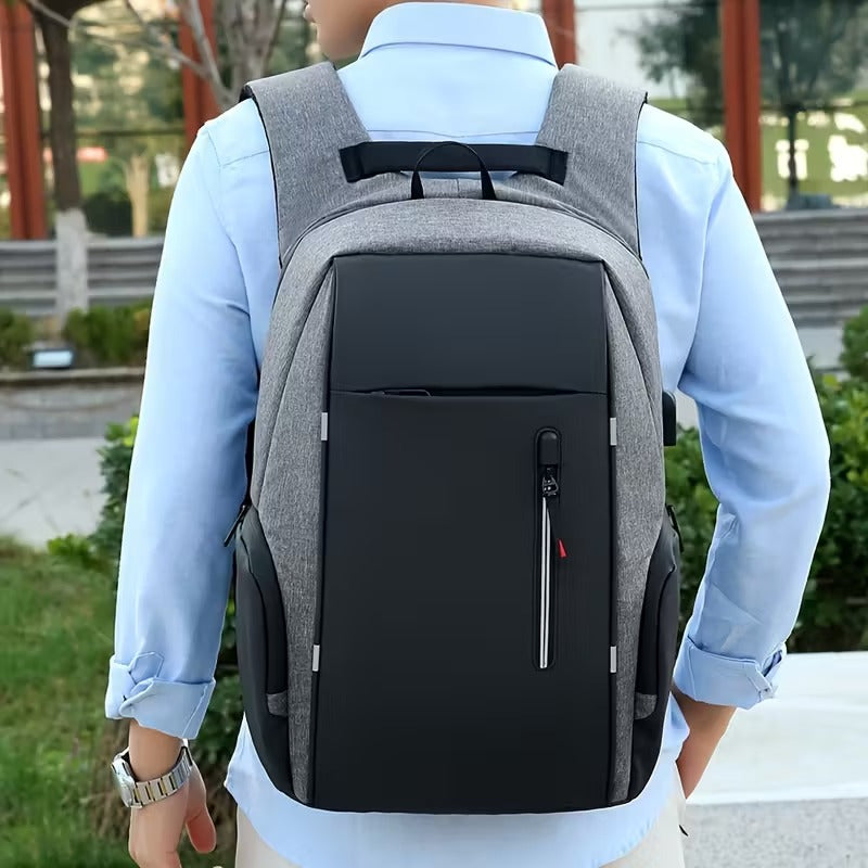 Men’s Anti-Theft Laptop Backpack Business Travel Bag