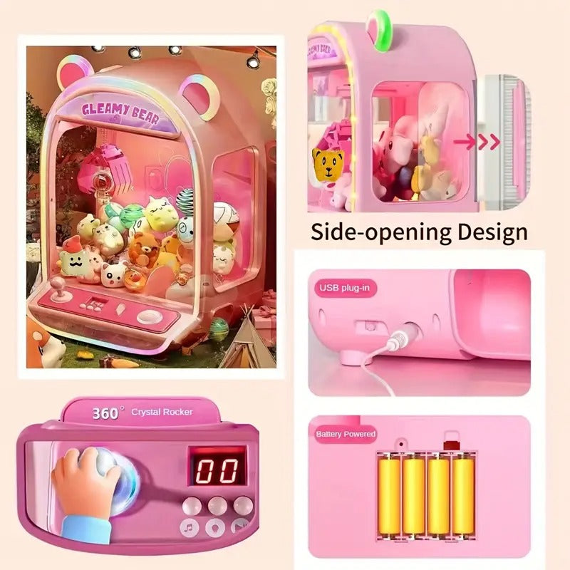 Rabbit Claw Machine Toy for Kids with Lights