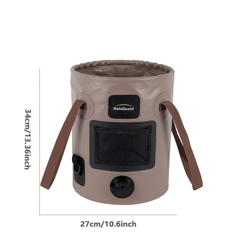Folding PVC Water Bucket with Valve