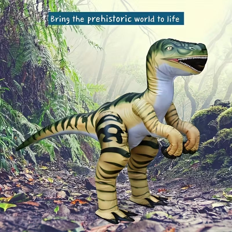 Inflatable Velociraptor Dinosaur Decoration