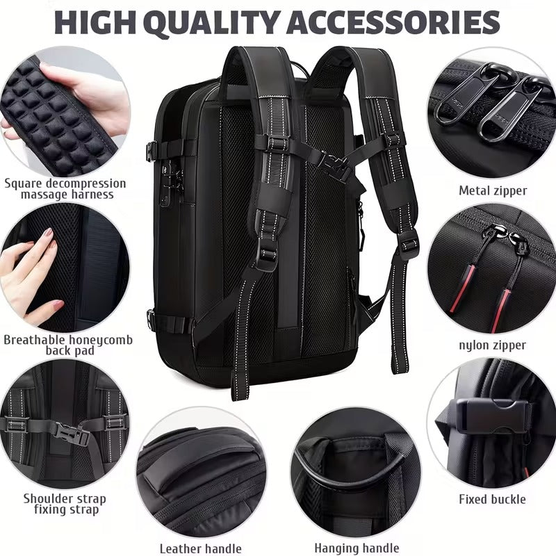Compression Travel Laptop Backpack