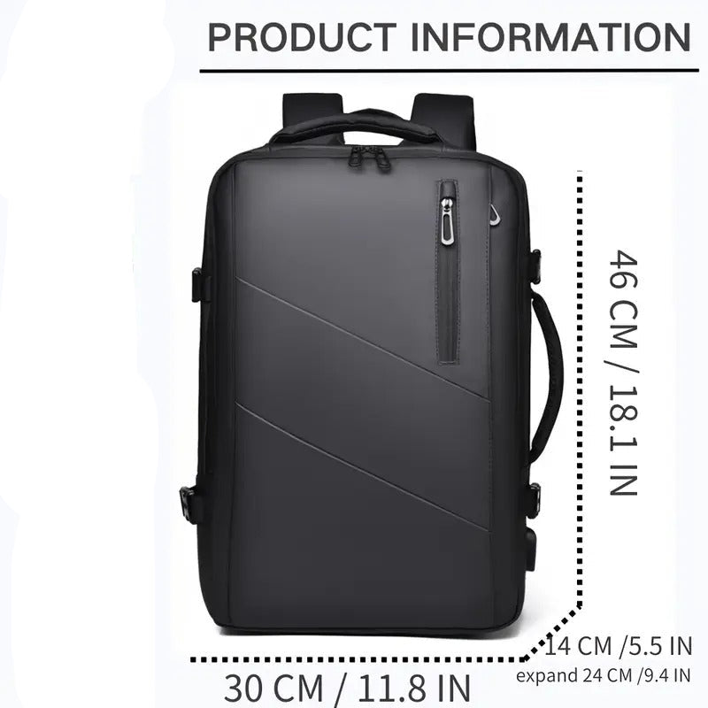 Multifunctional Travel Backpack with USB Charging