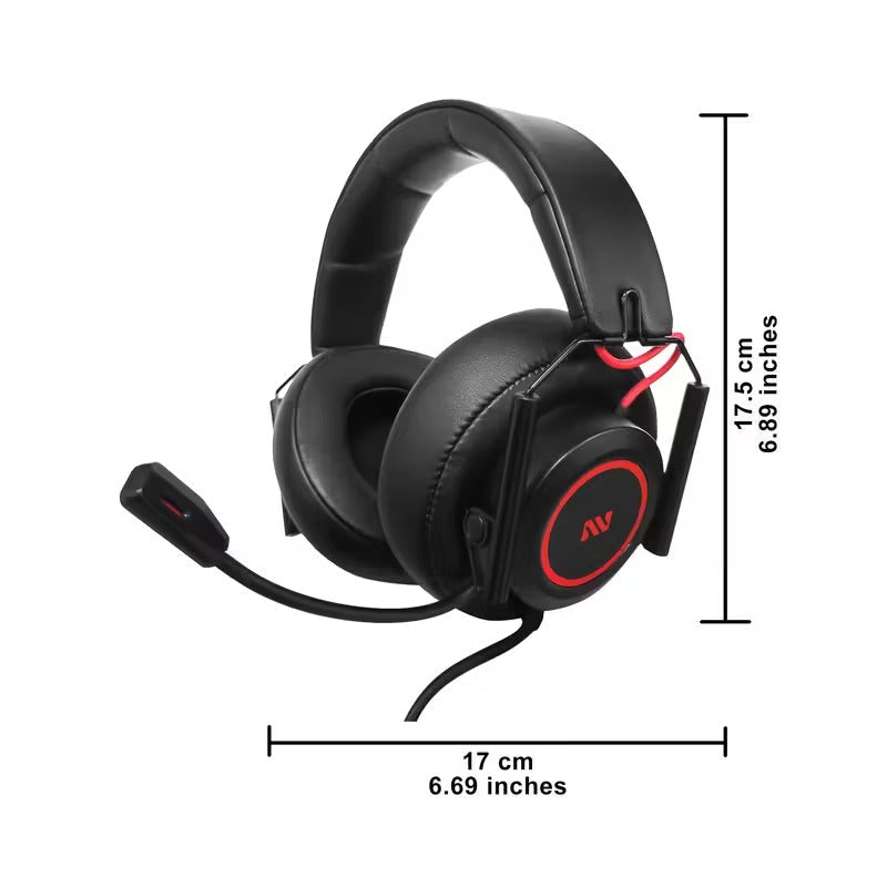 Gaming Headset with Mic Wired Over-Ear