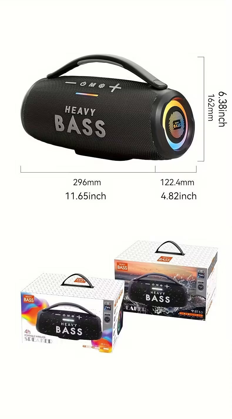 Wireless Dual Speaker with Subwoofer and Mic