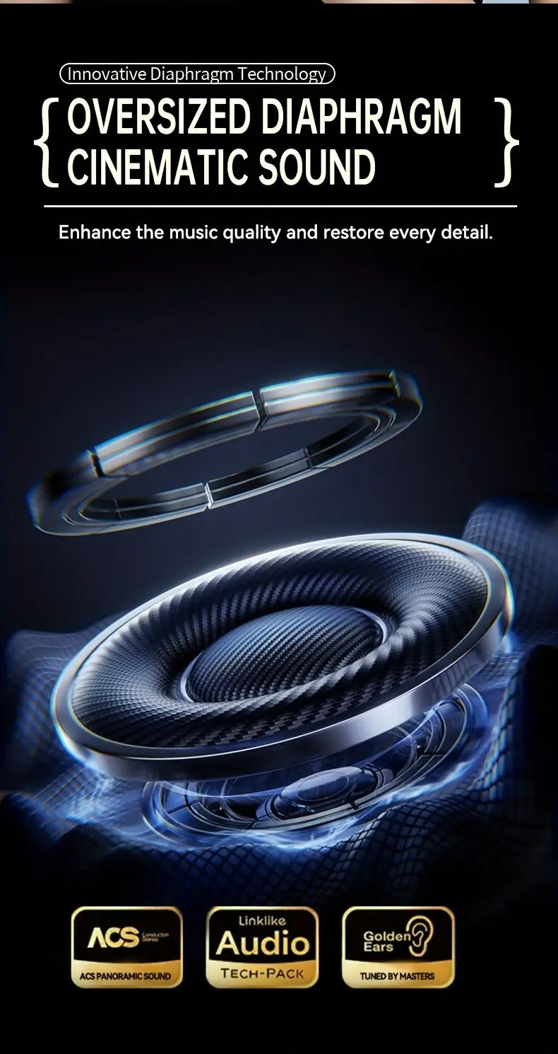 Wireless Earbuds Pure Bass Sound Bluetooth Headset