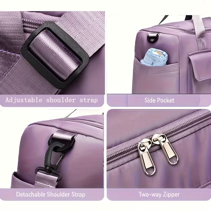 Travel Duffle Bag with Shoe Compartment