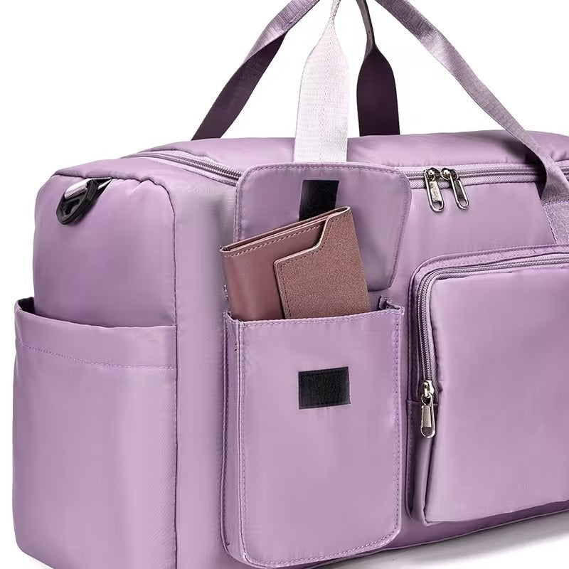 Travel Duffle Bag with Shoe Compartment
