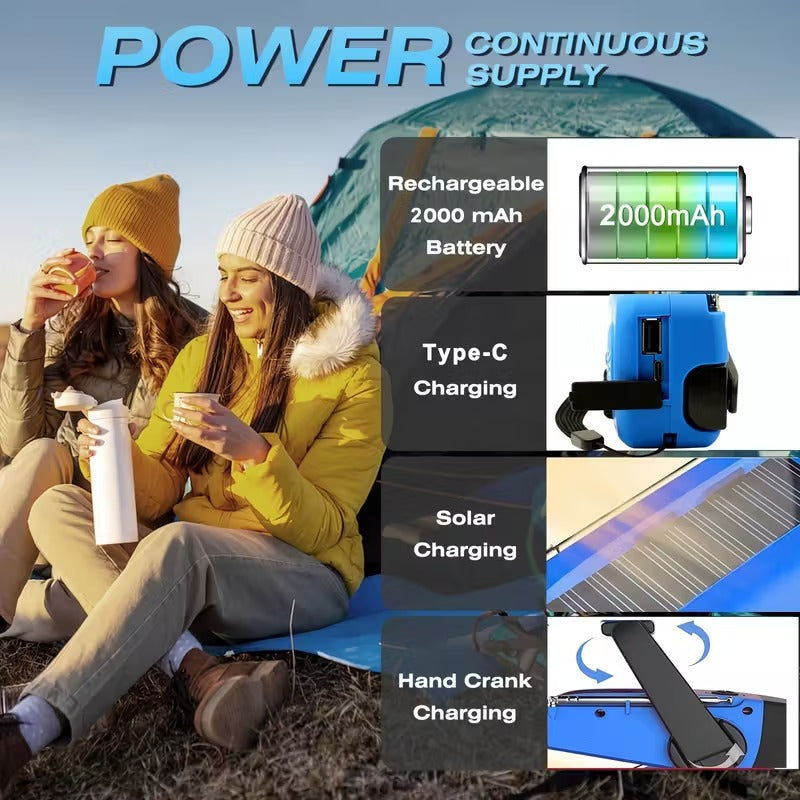 Emergency Flashlight Radio with Power Bank