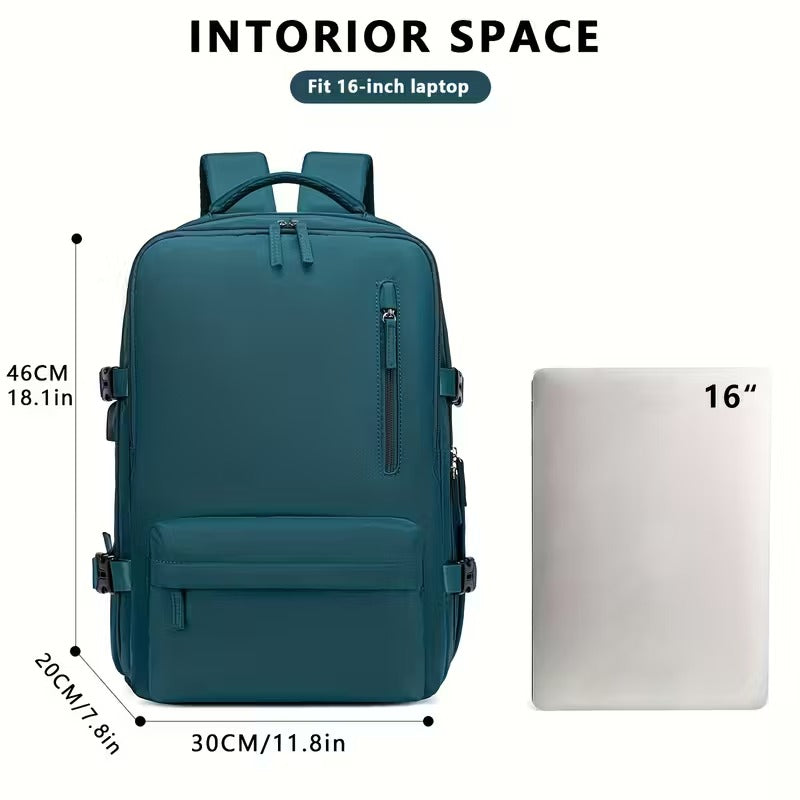 Large Capacity Travel Backpack with USB Charging