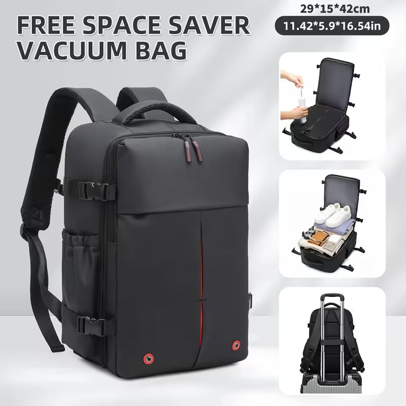 Travel Backpack with Built-In Pump