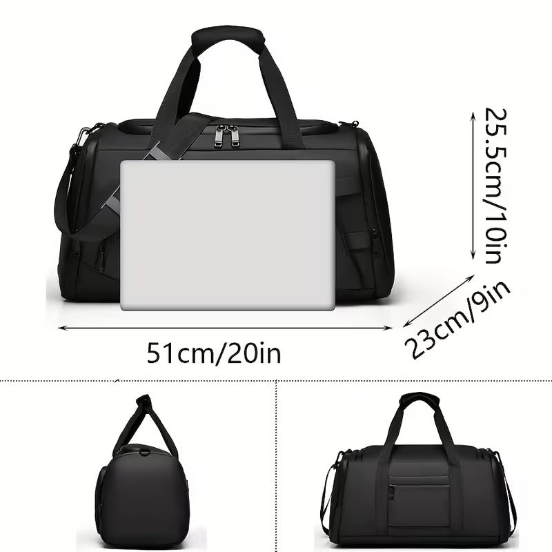 Large Duffel Bag with Shoe Compartment
