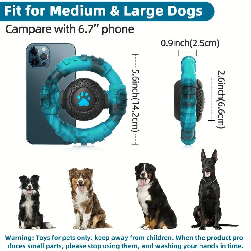 Steering Wheel Dog Chew Toy for Medium Dogs