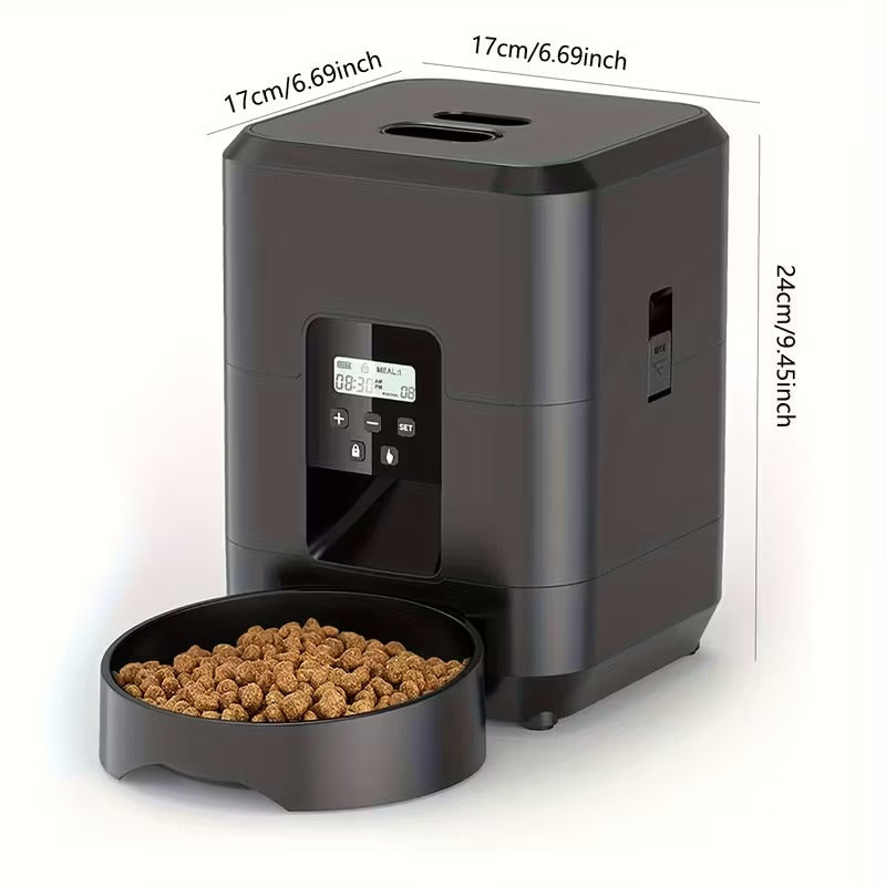 Automatic Pet Feeder with Touch Screen for Cats & Dogs