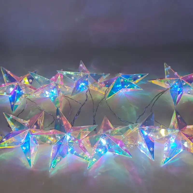 LED Star String Lights 10-Light Decorative String