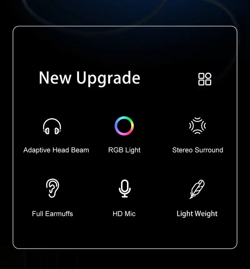 Gaming Headset Noise Cancellation Sound