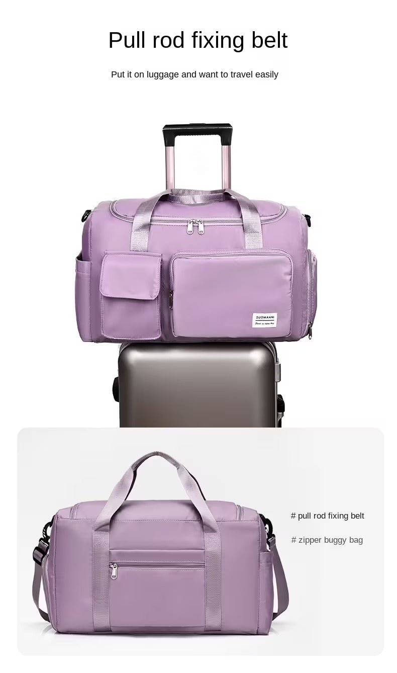Travel Duffle Bag with Shoe Compartment