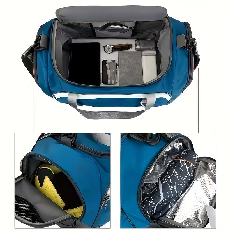 Sports Travel Bag with Dry Wet Separation
