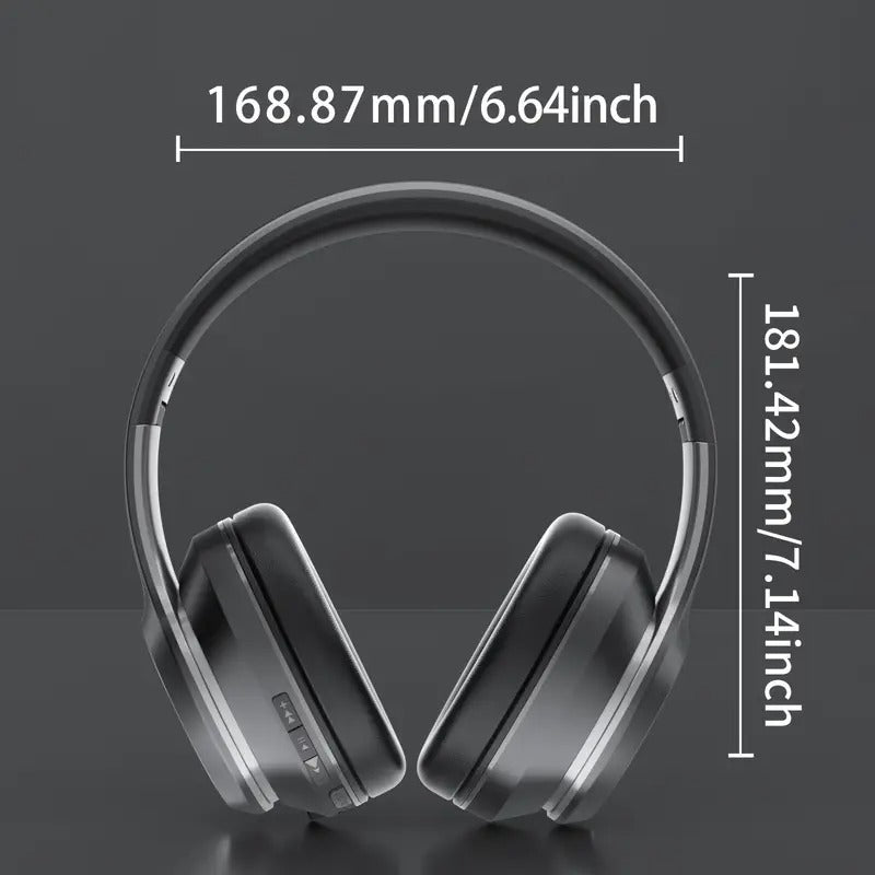 Wireless Over-Ear Headphones with Mic