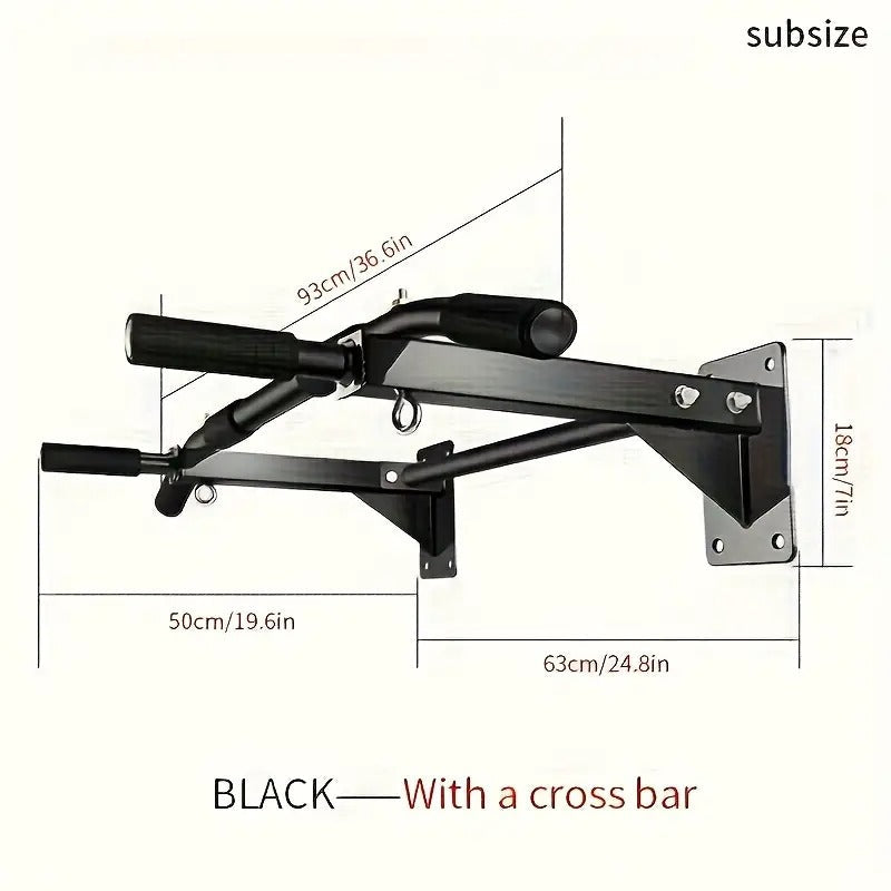 Wall Mounted Pull-Up Bar for Home Fitness
