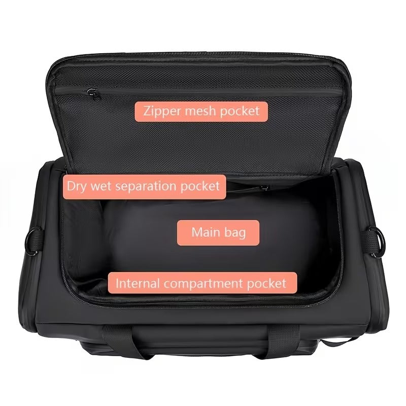 Large Duffel Bag with Shoe Compartment