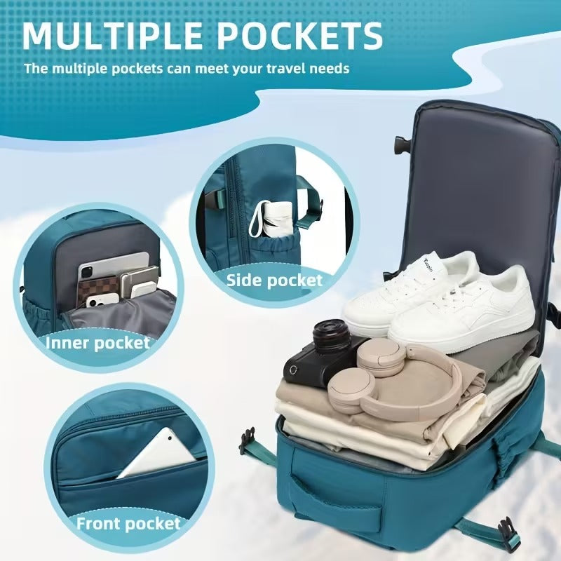 Backpack with USB Charging and Pump