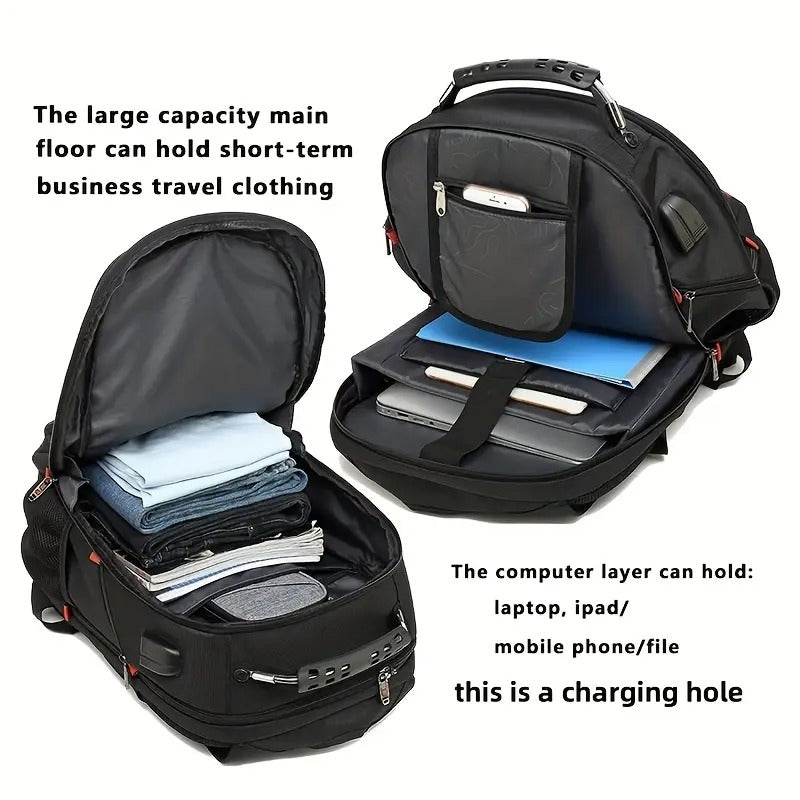 Large Travel Backpack with Laptop Compartment