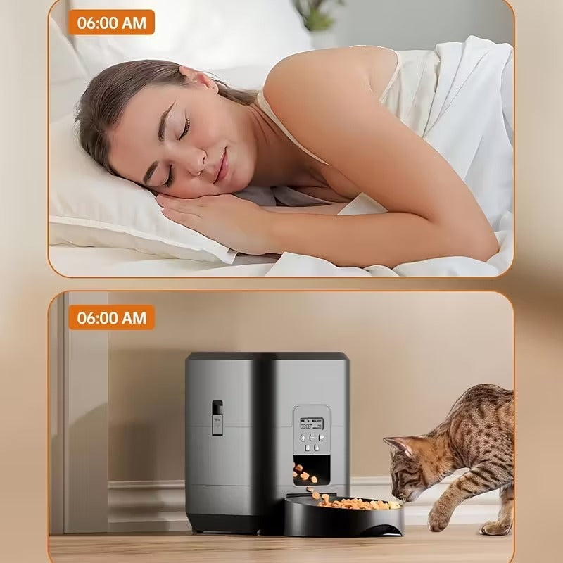 Automatic Pet Feeder with Touch Screen for Cats & Dogs