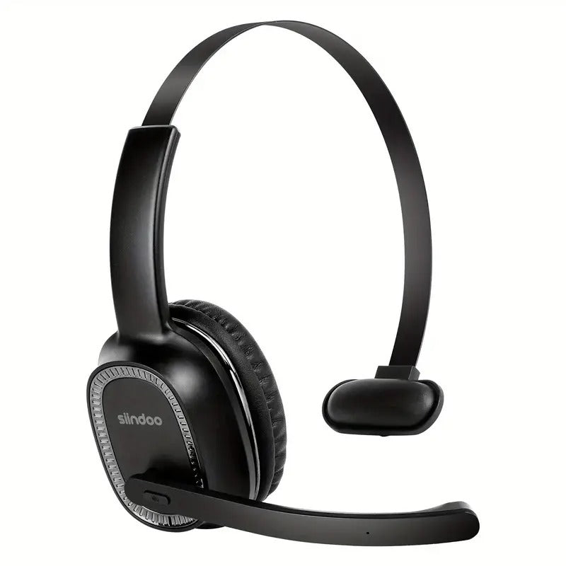 Wireless Noise Cancelling Headset for Office & Drivers