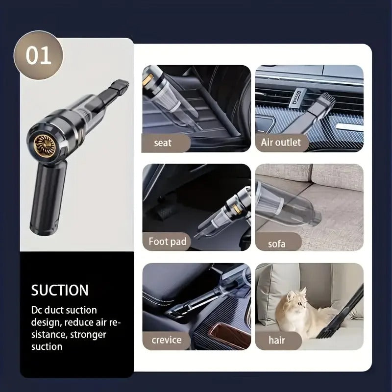 Handheld Vacuum Cleaner USB Rechargeable