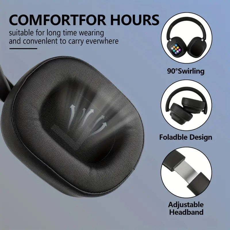 Hybrid Active Noise Cancelling Wireless Headphones