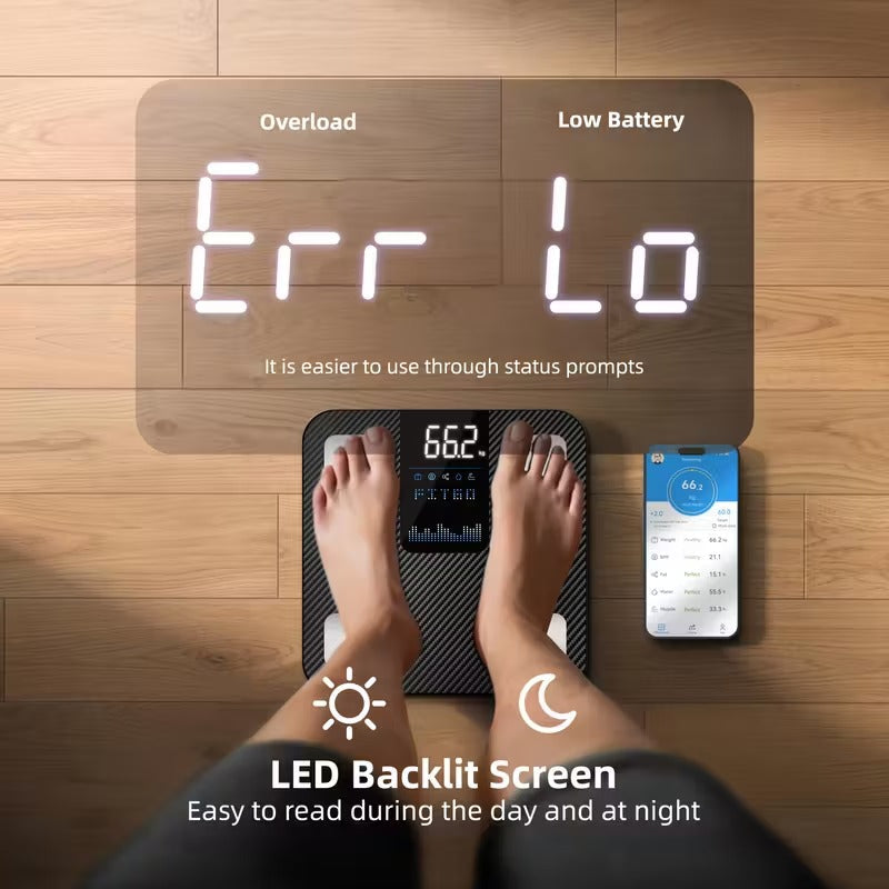 Smart Body Fat Scale with App Connection