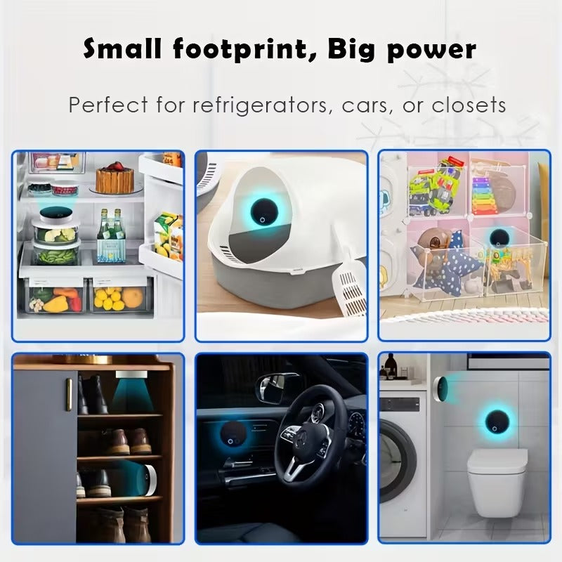 Portable Air Purifier USB Battery Powered Deodorizer