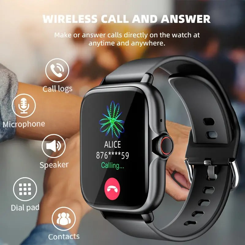 Sports Smart Watch Full Touch Screen Bluetooth Call