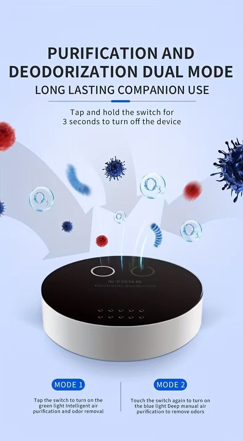 Portable Air Purifier USB Battery Powered Deodorizer