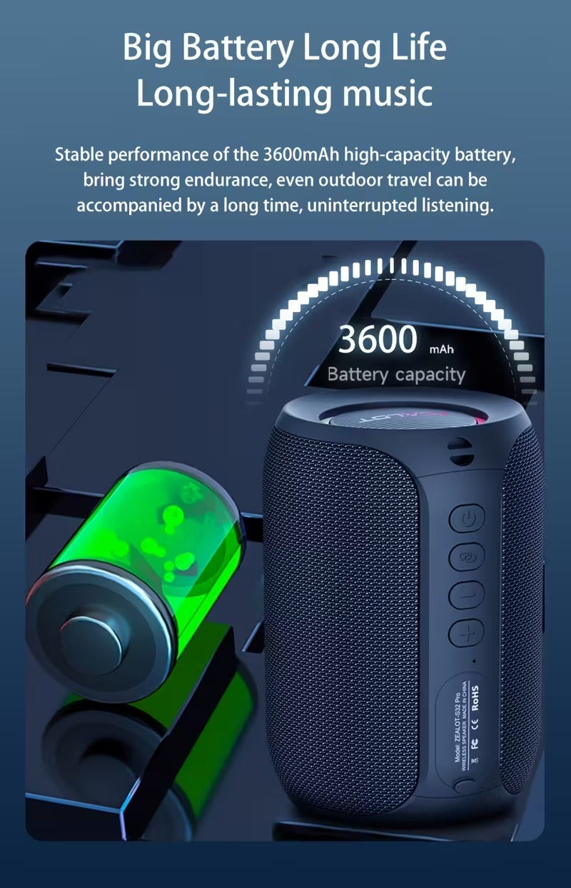 Pro Wireless Speaker Portable Subwoofer Bluetooth