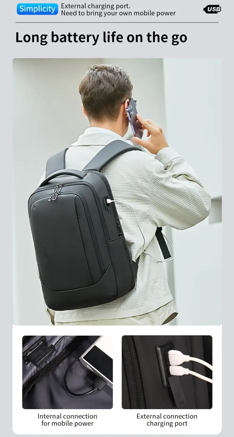 Backpack for Men with Expandable & Travel Bag