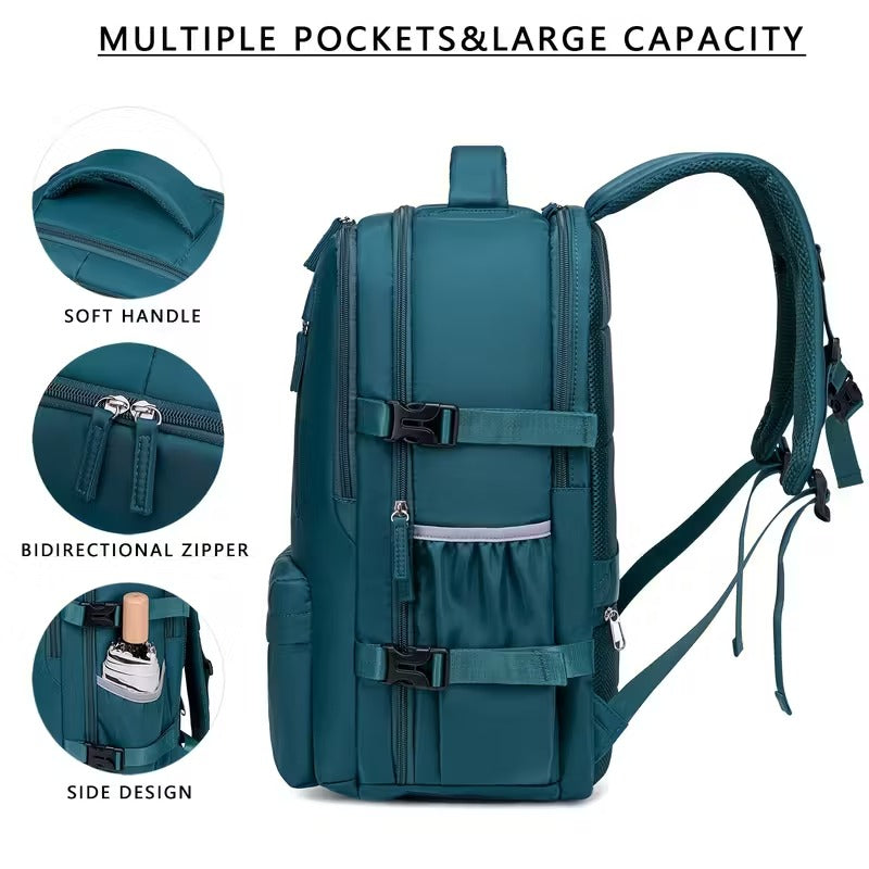Large Capacity Travel Backpack with USB Charging