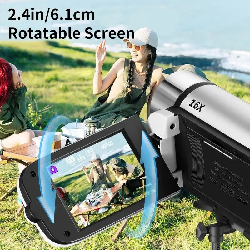 HD Digital Camera with Flip LCD Screen