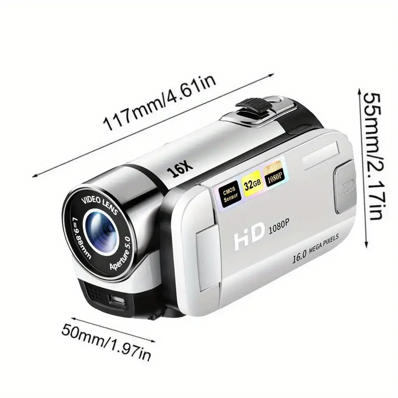 HD Digital Camera with Flip LCD Screen